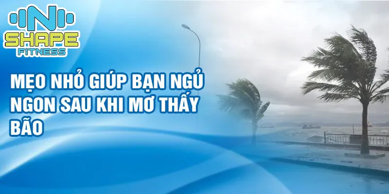 Nằm mơ thấy có bão: sức mạnh nội tâm 4 Mẹo nhỏ giúp bạn ngủ ngon sau khi mơ thấy bão